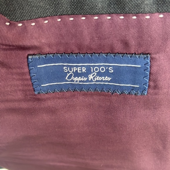 Charcoal suit. Size 35. - Picture 5 of 6